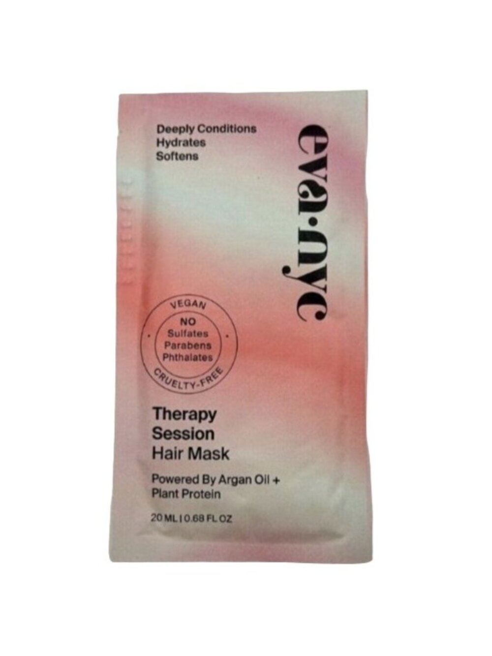 Eva NYC Therapy Session Hair Mask Argan Oil Plant Protein Hydrate 0.68oz 20mL